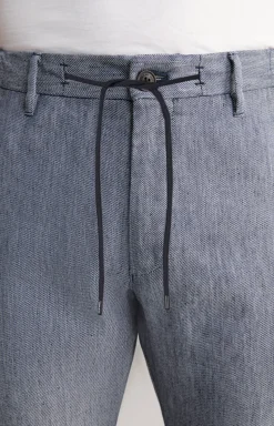 Chino Maxton in Navy meliert