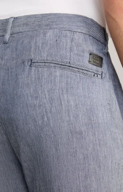 Chino Maxton in Navy meliert