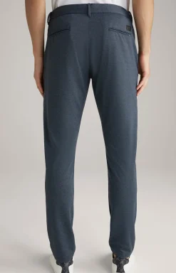 Chino Maxton in Navy strukturiert