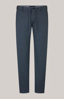 Chino Maxton in Navy strukturiert