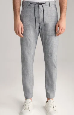 Chino Maxton in Navy/Offwhite kariert