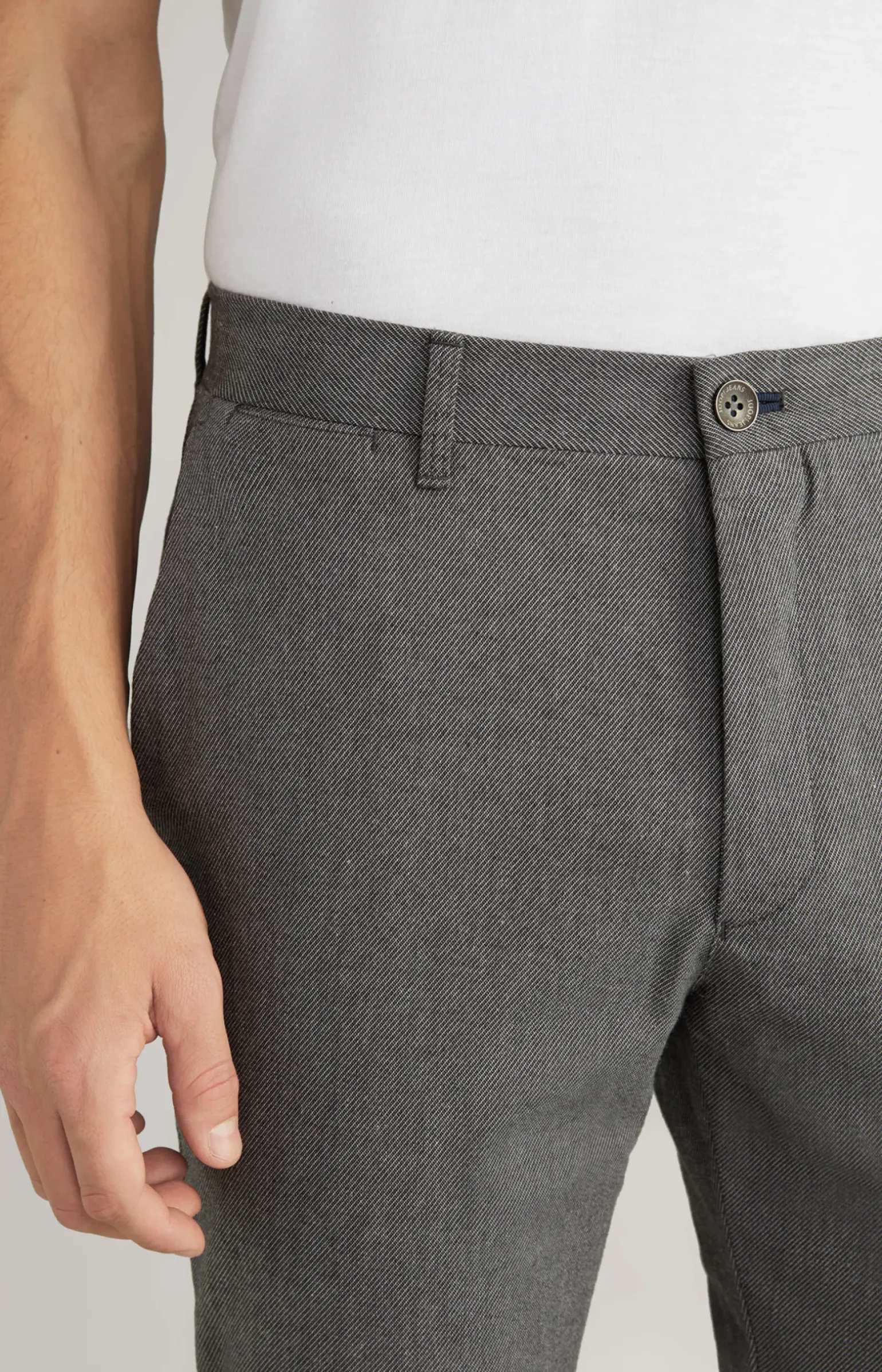 Chino Steen in Anthrazit meliert