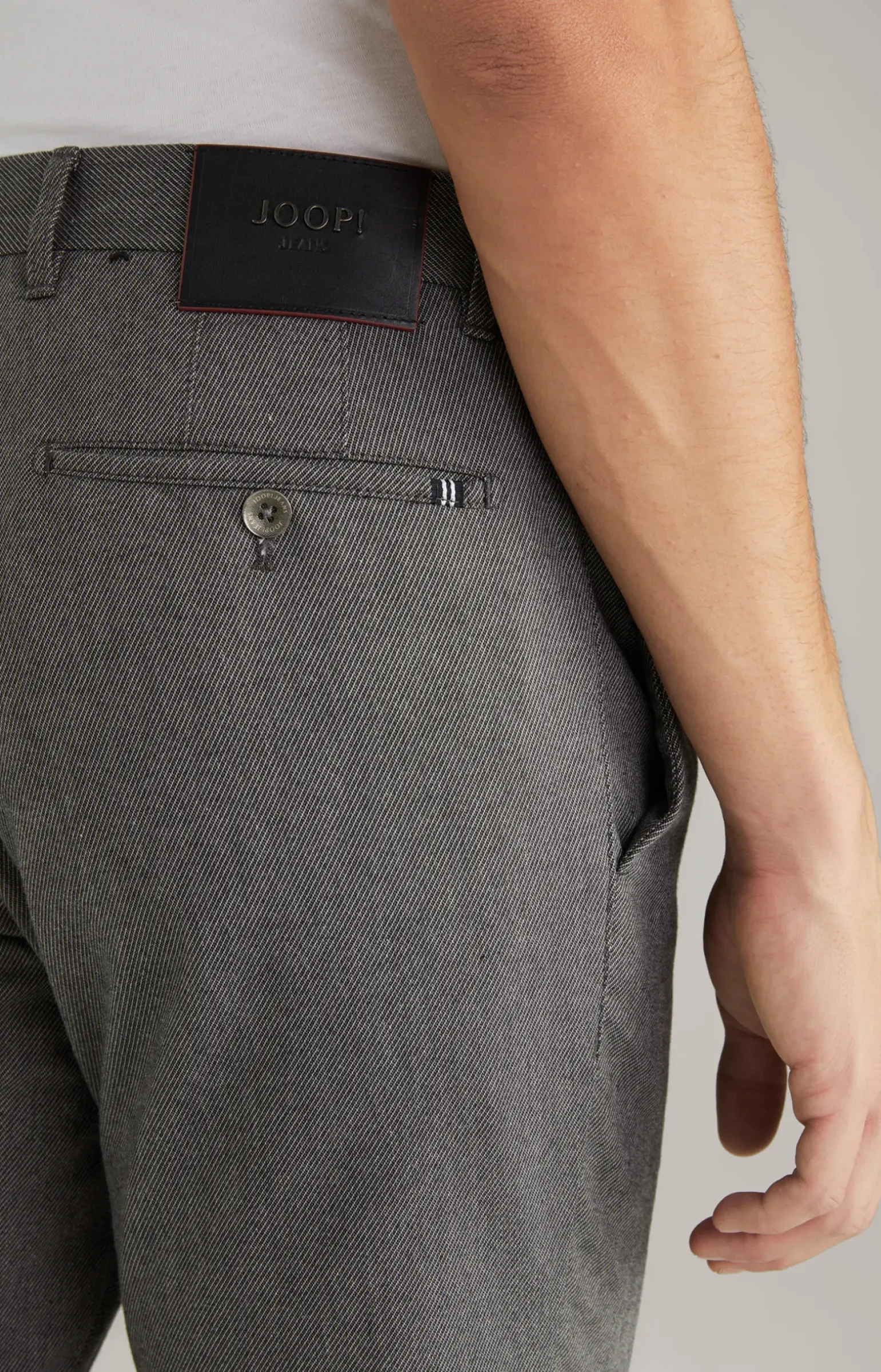 Chino Steen in Anthrazit meliert