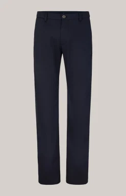 Chino Steen in Dunkelblau meliert