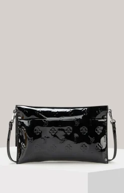 Clutch Decoro Lucente Cadea in Schwarz