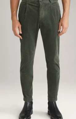 Cordhose Lester in Dunkelgrün