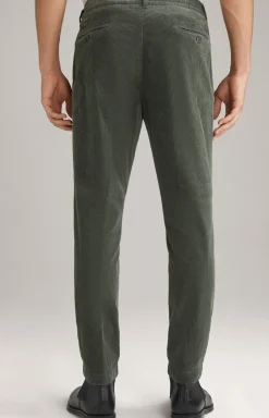 Cordhose Lester in Dunkelgrün