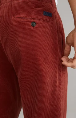 Cordhose Lester in Rot