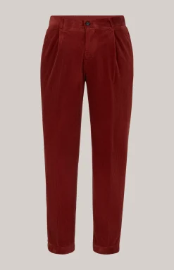 Cordhose Lester in Rot