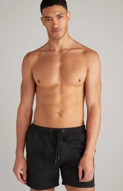 Cornflower Badeshorts Mykonos in Schwarz