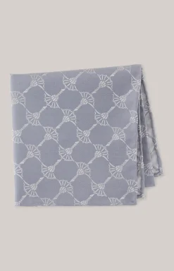 Cornflower Einstecktuch in Blau-Grau