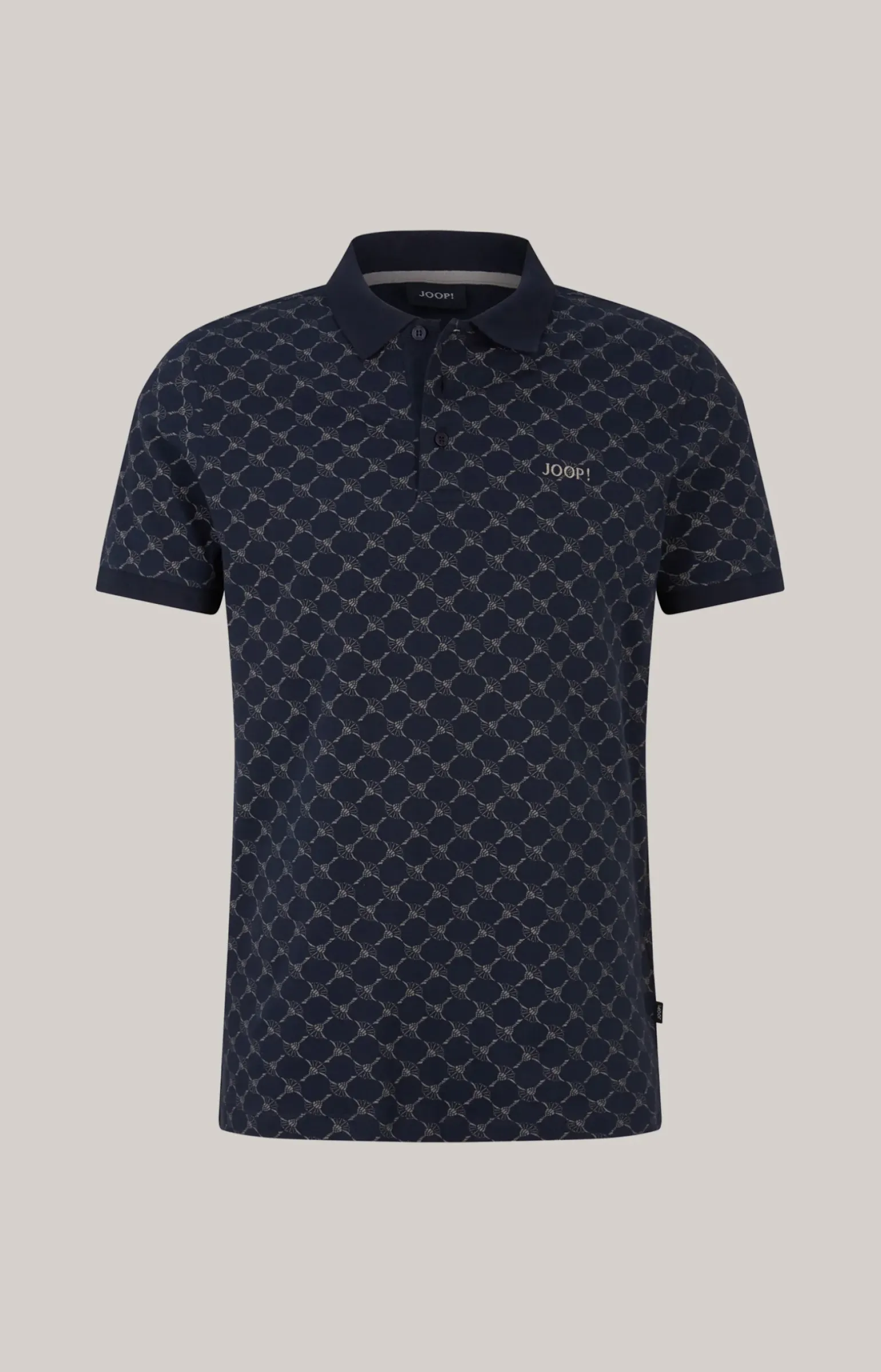 Cornflower Poloshirt Paigam in Navy gemustert