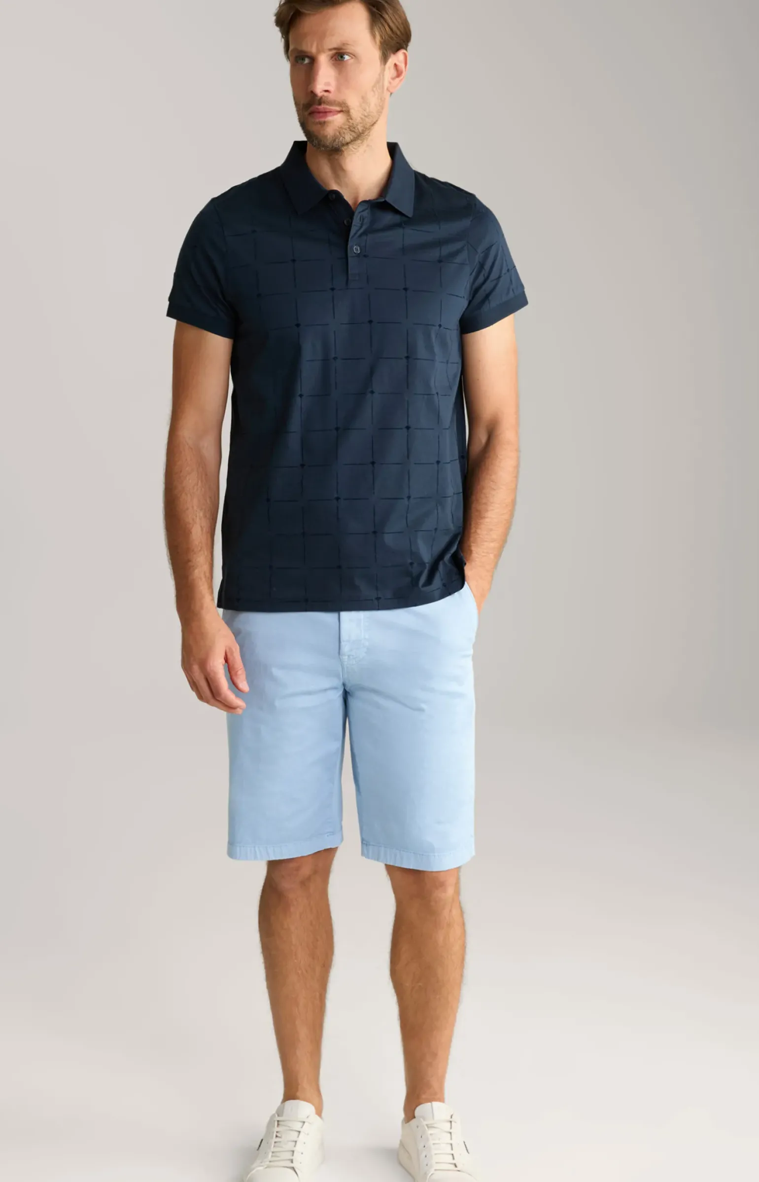 Cornflower Poloshirt Phelan in Navy