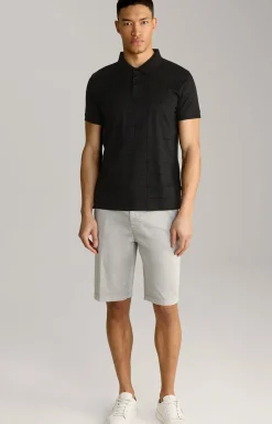 Cornflower Poloshirt Phelan in Schwarz