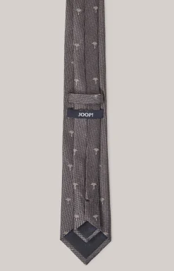 Cornflower Seidenkrawatte in Grau