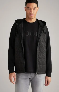 Cornflower Sweatjacke Scotty in Schwarz