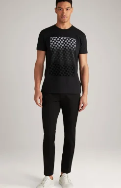 Cornflower T-Shirt Baptiste in Schwarz