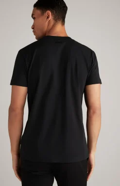 Cornflower T-Shirt Baptiste in Schwarz