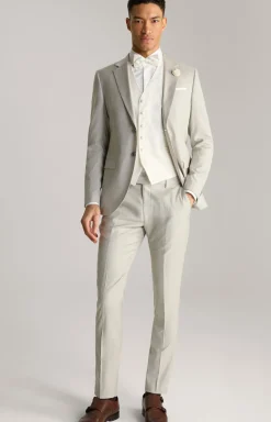 Cornflower Weste Weazer in Offwhite gemustert