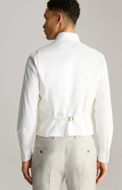 Cornflower Weste Weazer in Offwhite gemustert