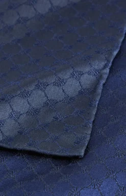 Cornflower-Einstecktuch in Dunkelblau