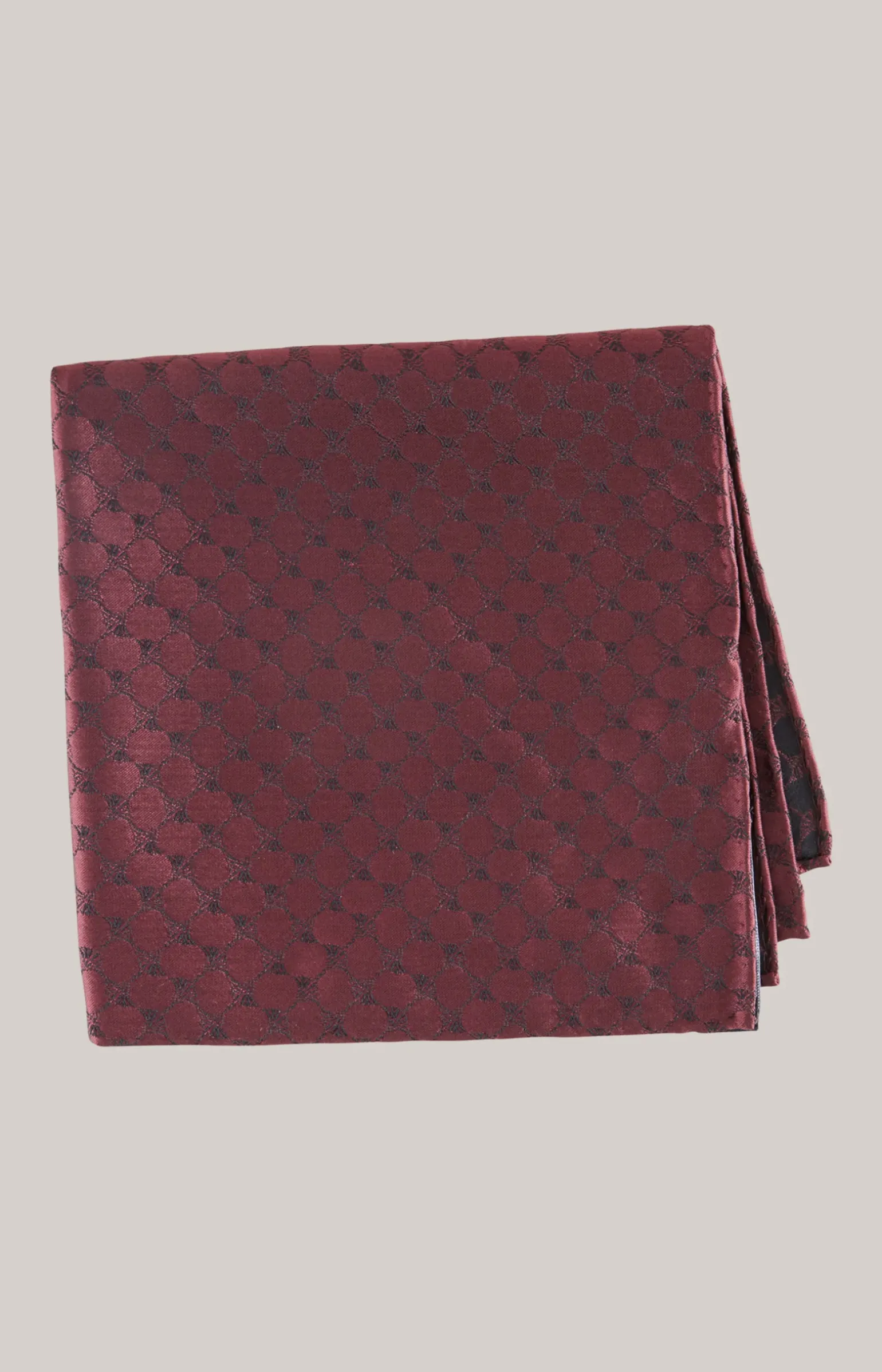 Cornflower-Einstecktuch in Dunkelrot