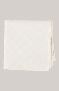 Cornflower-Einstecktuch in Champagner