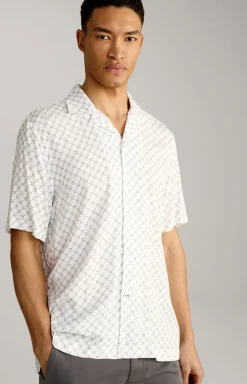 Cornflower-Hemd Kawai in Grau gemustert