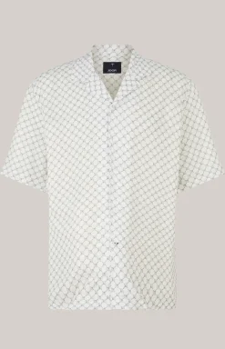 Cornflower-Hemd Kawai in Grau gemustert