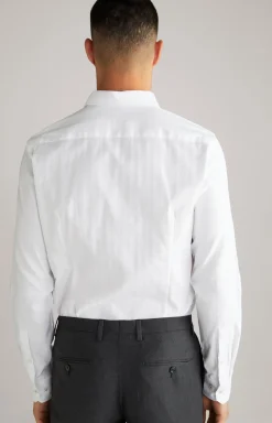 Cornflower-Hemd Pit in Weiß gemustert