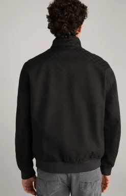 Cornflower-Jacke Escor in Schwarz gemustert