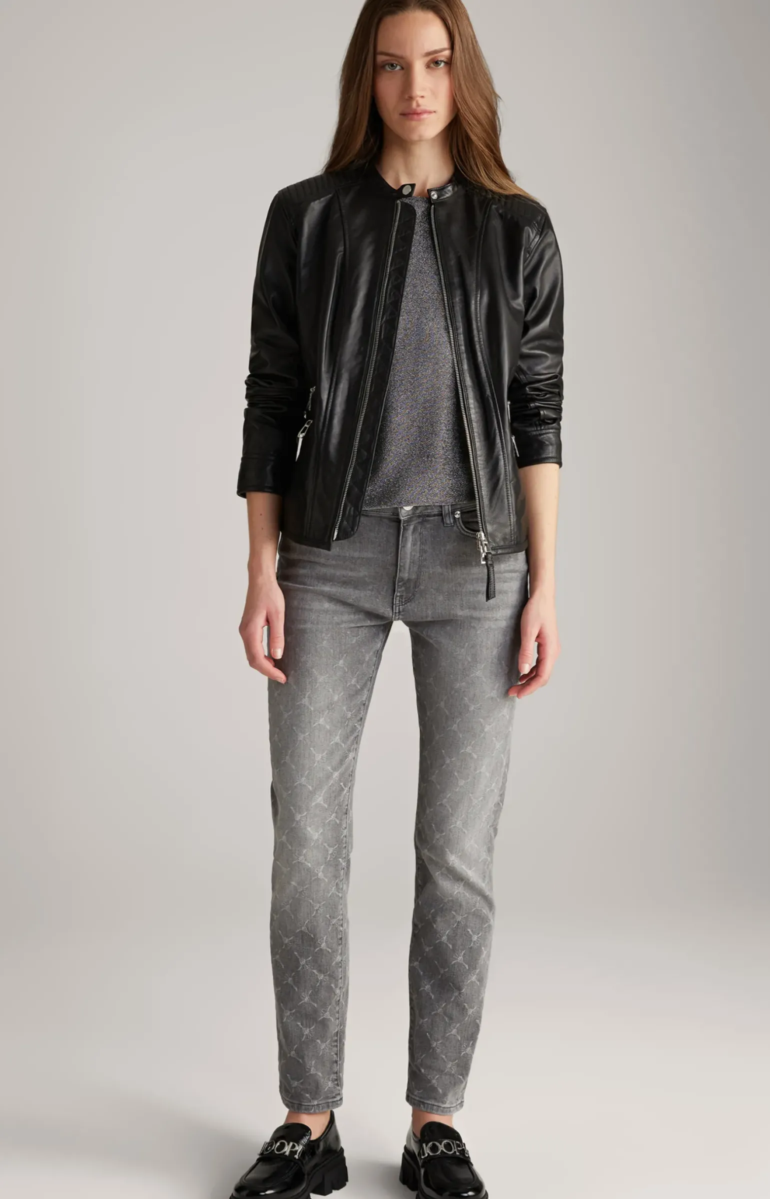 Cornflower-Jeans in Light Grey Washed