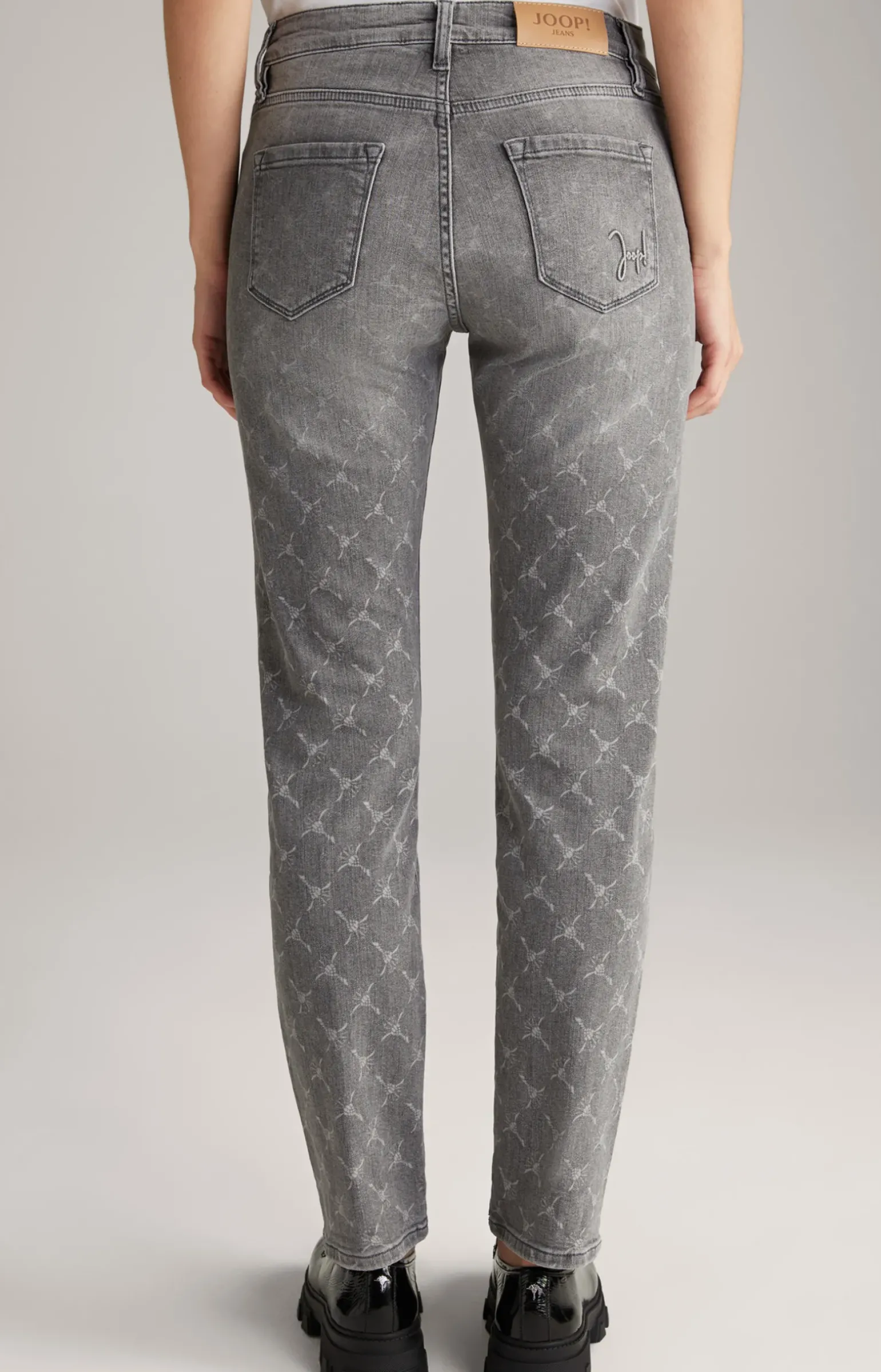 Cornflower-Jeans in Light Grey Washed