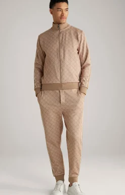 Cornflower-Joggpants Taylan in Beige gemustert