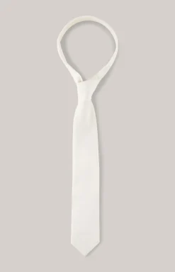 Cornflower-Krawatte in Offwhite