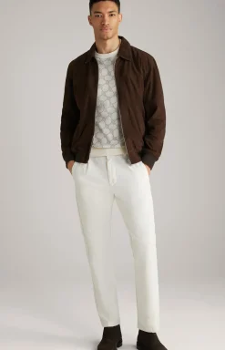 Cornflower-Pullover Ravon in Weiß gemustert