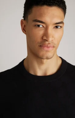 Cornflower-Pullover Ravon in Schwarz gemustert