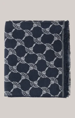 Cornflower-Schal Felix in Navy