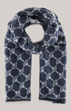 Cornflower-Schal Felix in Navy