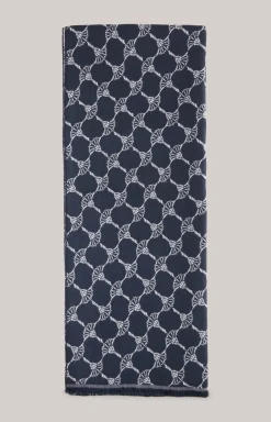 Cornflower-Schal Felix in Navy