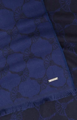 Cornflower-Schal Felix in Dunkelblau