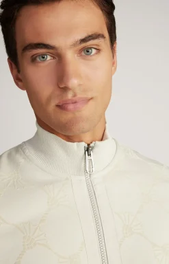 Cornflower-Sweatjacke Tamilo in Offwhite