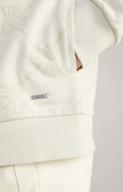 Cornflower-Sweatjacke Tamilo in Offwhite