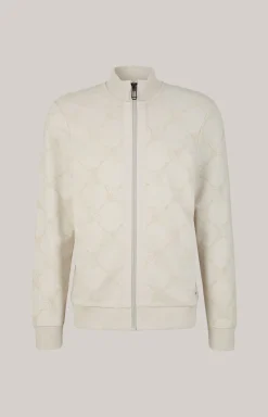 Cornflower-Sweatjacke Tamilo in Offwhite