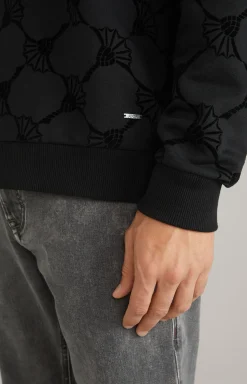 Cornflower-Sweatshirt Tadeo in Schwarz