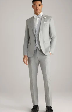 Cornflower-Weste Weazer in Hellgrau gemustert