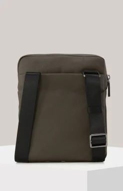 Crossbody-Schultertasche Marcena Liam in Oliv