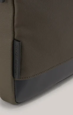 Crossbody-Schultertasche Marcena Liam in Oliv