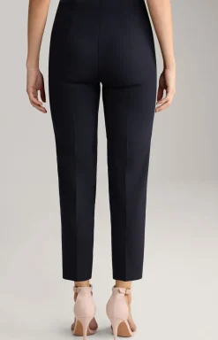 Crêpe-Hose in Navy
