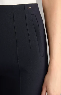 Crêpe-Hose in Navy